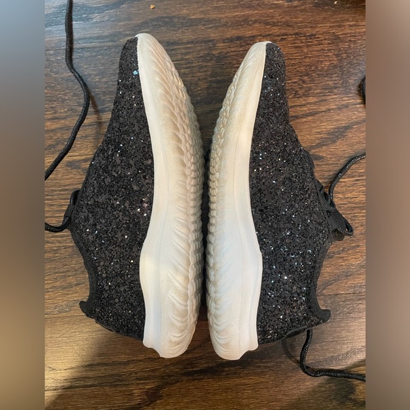 Sparkly Black Sneakers, EUC - Picture 3 of 4